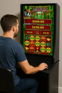 man-playing-on-sweepstakesmachine