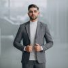 Successful handsome business man in an office Successful handsome business man in an office